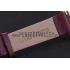 Louis Vuitton Emprise Purple Dial Gold Case Purple Leather Strap  622787 Replica