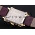 Louis Vuitton Emprise Purple Dial Gold Case Purple Leather Strap  622787 Replica