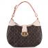 Replica Louis Vuitton Monogram Canvas M41435 White Medium Cross Body Bag