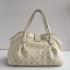 Louis Vuitton Mahina Leather M97061 Beige Large 2way Replica