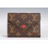 Replica Louis Vuitton Monogram Canvas Compact Curieuse Wallet Red 18926992