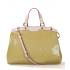 Louis Vuitton Monogram Vernis M91455 Yellow Medium Ladies Bag HM05168