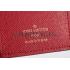 Replica Louis Vuitton Monogram Canvas Compact Curieuse Wallet Dark Red 18926990