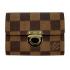 Cheap Louis Vuitton Damier Canvas N60004 Canvas Small Ladies Wallet HM05490