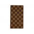 Louis Vuitton Damier Canvas N62226 Brown Small Unisex Wallet