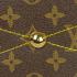 Louis Vuitton Monogram Canvas M40144 Brown Cow Leather Cross Body Bag