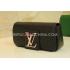 Louis Vuitton Black Clutch Leather Wallet