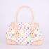 Louis Vuitton Monogram Multicolore M40201 White Canvas Large Bag Replica