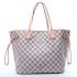 Louis Vuitton Damier Canvas N51107 Grey Canvas Medium Bag