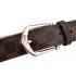 Cheap Louis Vuitton  Arrow Shaped Brass Hook Buckle Damier Canvas Leather Belt