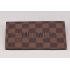 Louis Vuitton Damier Ebene Canvas CheckBook and Card Holder