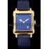 Louis Vuitton Emprise Blue Dial Gold Case Blue Leather Strap  622788