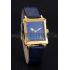 Louis Vuitton Emprise Blue Dial Gold Case Blue Leather Strap  622788