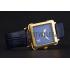 Louis Vuitton Emprise Blue Dial Gold Case Blue Leather Strap  622788