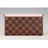 Louis Vuitton Damier Ebene Normandy Wallet Pink 18926655