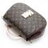 Louis Vuitton Monogram Canvas M40577 Black Cow Leather 2way