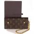 Louis Vuitton Monogram Canvas M58008 Brown Canvas Unisex Handbag