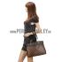 Louis Vuitton Monogram Pallas Shopper Bag Black Replica