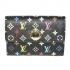 Louis Vuitton Monogram Multicolore M60007 Black Canvas Ladies Bag