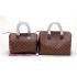 Cheap Louis Vuitton Damier Canvas N41523 Brown Cow Leather HandBags