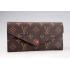 Replica Louis Vuitton Josephine Monogram Long Rouge Wallet