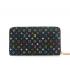 Cheap Louis Vuitton Monogram Multicolore M60245 Black Canvas Wallet