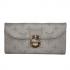 Louis Vuitton Mahina Leather M95550 Grey Small Ladies Wallet