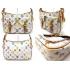 Louis Vuitton Monogram Multicolore M40053 White Small Ladies Bag