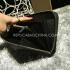 Louis Vuitton Purse Calfskin Wallet Black HM07663