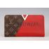 Louis Vuitton Monogram Kimono Wallet Red 18926648