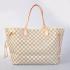 Quality Louis Vuitton Damier Canvas N51108 White Cross Body Bag Ladies