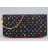 Replica Louis Vuitton Insolite Pouchette Black Murakami With Pink