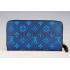 Louis Vuitton Monogram NoirBlue Zippy Wallet  18926652