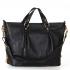 Louis Vuitton Mahina Leather M93178 Black Cow Leather Large Bags