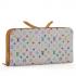 Cheap Cheap Louis Vuitton Monogram Multicolore M93750 White Cow Leather Small Wallet