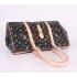 Louis Vuitton Monogram Multicolore M40095 Black Large Ladies