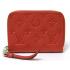 Replica Louis Vuitton Monogram Empreinte M60295 Red Cow Leather Ladies HM08357