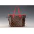 Cheap Louis Vuitton Monogram Totem Neverfull Red