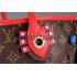 Cheap Louis Vuitton Monogram Totem Neverfull Red