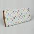 Cheap Louis Vuitton Monogram Multicolore M61734 White Wallet Ladies