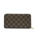 Replica Quality Louis Vuitton Damier Canvas N62732 Brown Canvas Small Wallet