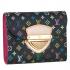 Cheap Louis Vuitton Monogram Multicolore M58087 Black Canvas Ladies Wallet