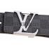 Replica Louis Vuitton Initiales Damier Graphite Belt