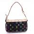 Cheap Louis Vuitton Monogram Multicolore M92648 Black Small Cross Body Bag