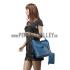 Louis Vuitton New Noe Cuir Nuance Blue Drawstring Bag 607551