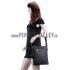 Replica Louis Vuitton Sasha Taiga Leather Black