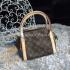 Louis Vuitton Monogram Brown Handbag Calfskin