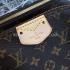 Louis Vuitton Monogram Brown Handbag Calfskin