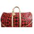 Louis Vuitton Yayoi Kusama M40695 Red Leather Multifunction Bags