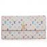 Louis Vuitton Monogram Multicolore M93744 White Cow Leather Ladies Wallet